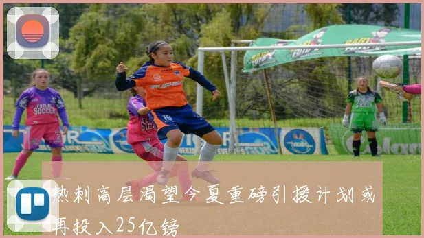 热刺高层渴望今夏重磅引援计划或再投入25亿镑